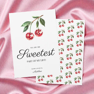 Cartes Pour Fêtes Annuelles Vous êtes la Saint Valentin des fruits la plus dou
