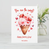 Cartes Pour Fêtes Annuelles Vous êtes la Saint Valentin la plus drôle (Debout devant)