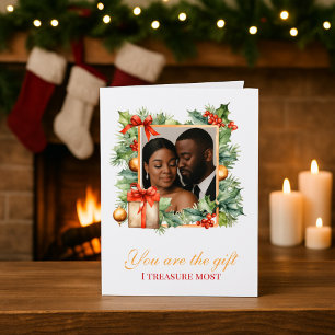 Cartes Pour Fêtes Annuelles Vous êtes le cadeau que je chéris le plus Joyeux N