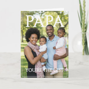Cartes Pour Fêtes Annuelles Vous êtes le meilleur PAPA Photo Fête des Pères