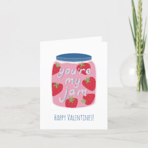 Cartes Pour Fêtes Annuelles Vous êtes ma Jam Valentine's Day Card