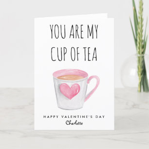 Cartes Pour Fêtes Annuelles Vous êtes ma tasse de thé