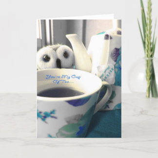 Cartes Pour Fêtes Annuelles Vous êtes ma tasse de thé