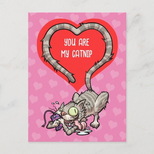 Cartes Pour Fêtes Annuelles Vous êtes mon Catnip Alternative Funny Valentine C (Devant)