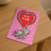 Cartes Pour Fêtes Annuelles Vous êtes mon Catnip Alternative Funny Valentine C