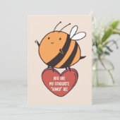 CARTES POUR FÊTES ANNUELLES VOUS ÊTES MON HONEY BEE PRÉFÉRÉ (Debout devant)