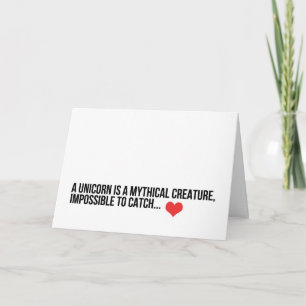 Cartes Pour Fêtes Annuelles Vous êtes mon licorne