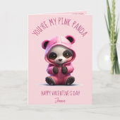 Cartes Pour Fêtes Annuelles Vous êtes mon panda rose - Saint-Valentin (Devant)