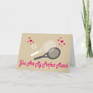 Cartes Pour Fêtes Annuelles Vous êtes mon parfait match