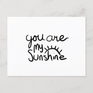 Cartes Pour Fêtes Annuelles Vous êtes mon soleil