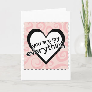 Cartes Pour Fêtes Annuelles Vous êtes mon tout