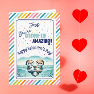 Cartes Pour Fêtes Annuelles Vous êtes Otterly Amazing joli otter pour la Saint