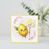 Cartes Pour Fêtes Annuelles Vous êtes simplement le Zest Valentine Pun Custom (Debout devant)