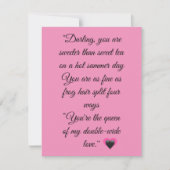 Cartes Pour Fêtes Annuelles Vous êtes tout (Devant)