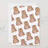 Cartes Pour Fêtes Annuelles Vous êtes un Chouette Hoot Saint Valentin (Dos)