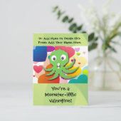 Cartes Pour Fêtes Annuelles Vous êtes un Monster-iffic Valentine (Debout devant)