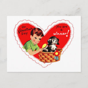 Cartes Pour Fêtes Annuelles Vous êtes un vainqueur Valentine