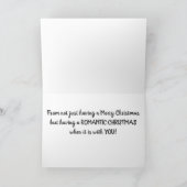 CARTES POUR FÊTES ANNUELLES VOUS FAITES DE NOS NOËL SI ROMANTIQUES (Intérieur)