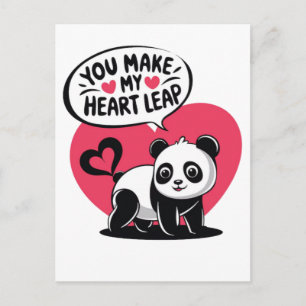 Cartes Pour Fêtes Annuelles Vous Faites Sauter Mon Cœur Animaux Saint-Valentin