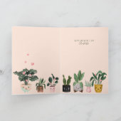 Cartes Pour Fêtes Annuelles Vous grandissez sur moi mignon Plantes pointillés  (Intérieur)