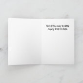 Cartes Pour Fêtes Annuelles Vous manquez chaque nuit (Intérieur)