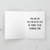 CARTES POUR FÊTES ANNUELLES VOUS MANQUEZ DE REMERCIER (Intérieur)