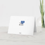 Cartes Pour Fêtes Annuelles Vous Me Manquez ~ L'Amour Est Bleu.... (Dos)