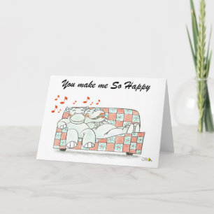 Cartes Pour Fêtes Annuelles Vous me rendez si heureux