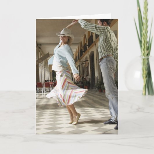 Cartes Pour Fêtes Annuelles Vous m'incitez à me sentir comme la danse (Devant)