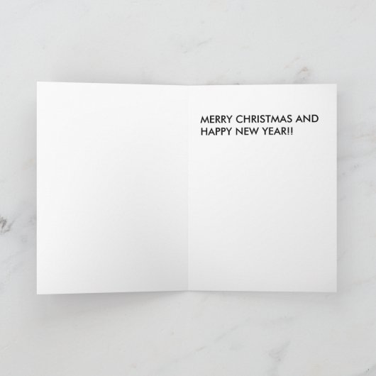 Cartes Pour Fêtes Annuelles Vous ne pouvez pas partir maintenant (Intérieur)