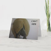 CARTES POUR FÊTES ANNUELLES VOUS NE POUVEZ PAS VOUS CACHER, VOUS REMERCIER (Devant)