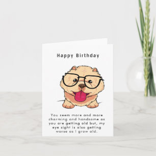 Cartes Pour Fêtes Annuelles Vous semblez de plus en plus charmant et beau Funn