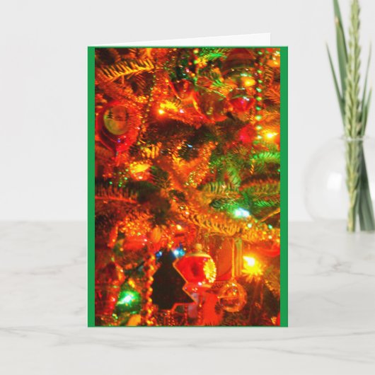Cartes Pour Fêtes Annuelles Vous souhaitant Noël qui est joyeux et lumineux ! (Devant)