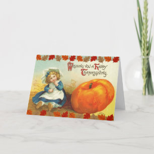 Cartes Pour Fêtes Annuelles Vous souhaitant un bon thanksgiving