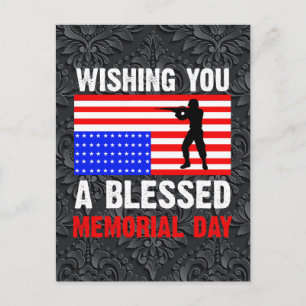 Cartes Pour Fêtes Annuelles Vous souhaitant un Memorial Day béni