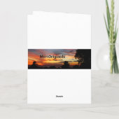 Cartes Pour Fêtes Annuelles Vous souhaitant une belle saison de Noël (Dos)