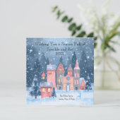 Cartes Pour Fêtes Annuelles Vous souhaitant une saison pleine d'étincelles et (Debout devant)