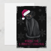 Cartes Pour Fêtes Annuelles Vous souhaite un Noël parfait (Devant / Derrière)