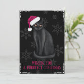 Cartes Pour Fêtes Annuelles Vous souhaite un Noël parfait (Debout devant)