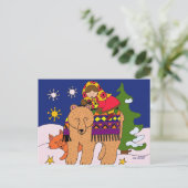 Cartes Pour Fêtes Annuelles Vous souhaiter la magie de Noël (Debout devant)
