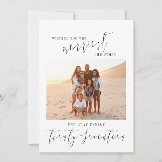 CARTES POUR FÊTES ANNUELLES VOUS SOUHAITEZ LE PLUS JOLI NOËL (Devant)