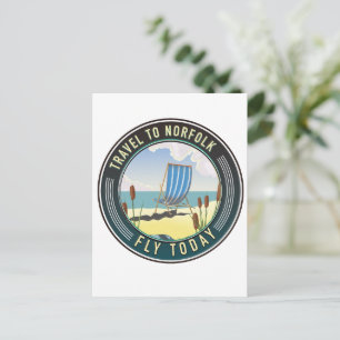Cartes Pour Fêtes Annuelles Voyage à Norfolk - Vol aujourd'hui
