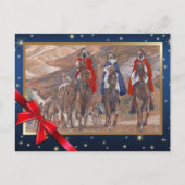 Cartes Pour Fêtes Annuelles Voyage des Mages. Noël des beaux-arts (Devant)
