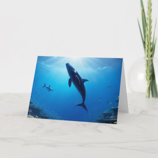 Cartes Pour Fêtes Annuelles Voyage du doux géant (Devant)