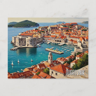 Cartes Pour Fêtes Annuelles Voyage en Croatie Dubrovnik