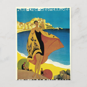 Cartes Pour Fêtes Annuelles Voyage vintage