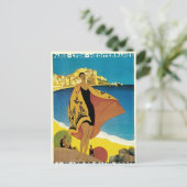 Cartes Pour Fêtes Annuelles Voyage vintage (Debout devant)