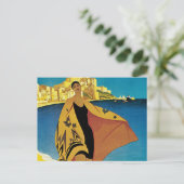 Cartes Pour Fêtes Annuelles Voyage vintage (Debout devant)