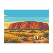 Voyage vintage Uluru Australie