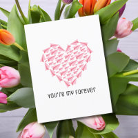 Voyager Papier rose Coeur d'avion Vous êtes mon Fo